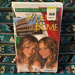 When in Rome VHS 📼 Unopened, in original plastic seal. Mary-Kate & Ashley Olsen
